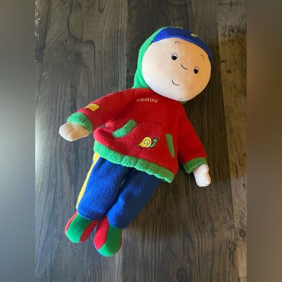 2002 Calliou 14" Huggable Plush Vtg PBS Kids Soft - Picture 1 of 1
